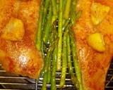 Baked Catfish with Asparagus & Tomatoes recipe step 2 photo