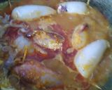 Foto langkah ke 4 dari resep Gulai Cumi isi Tahu Telur.