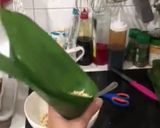 Foto langkah ke 4 dari resep Bacang / Bak Chang Isi Ayam Jamur Shiitake (plus step by step cara membungkusnya).