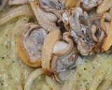 Foto del paso 6 de la receta: Spaghetti con crema de calabacín y almejas de conserva