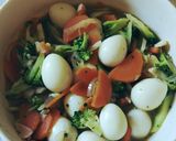 Foto langkah ke 7 dari resep Cah brokoli wortel telur puyuh.