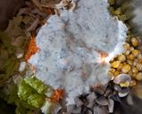 عکس مرحله 4 از دستور سالاد مرغ و کاهو