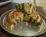 A picture of step 5 of Chocolate-Vanilla Marble Cake #authorsmarathon#.