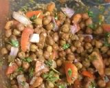 A picture of step 1 of Chana chat.