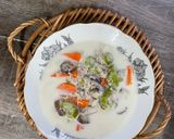 Gambar langkah 6 resipi Sayur Lemak Kelantan.