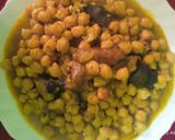 صورة لخطوة 1 من وصفة الكرعين بالحمص