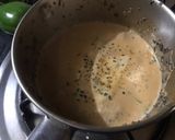 A picture of step 4 of Indian chai.