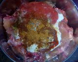 A picture of step 4 of Yellow irani chicken.