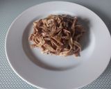 Foto del paso 10 de la receta: 307. Tagliatelle con morcilla y huevo frito