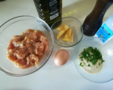Foto del paso 1 de la receta: Hamburguesas de pollo con queso