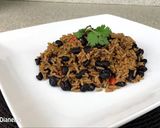 Foto del paso 3 de la receta: Cómo hacer Arroz Congris Cubano con frijoles de lata en 6 Minutos