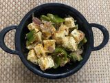 Capsicum paneer sabzi