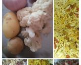 A picture of step 1 of Puffed rice pulao.