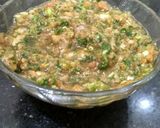 A picture of step 5 of Dhaniye ki chutney.
