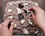 A picture of step 8 of Cookies 'N' Cream Ice Cream.