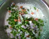 A picture of step 1 of Mix veg suji idli.