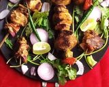 A picture of step 4 of Tandoori aloo.