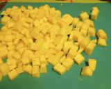 A picture of step 2 of Americanized version of British Pickle.