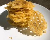 A picture of step 6 of Delectable Parmesan crisps.