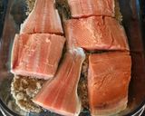 A picture of step 4 of Brad's smoked salmon.