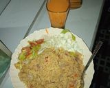 A picture of step 3 of Jollof Rice.