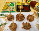 A picture of step 4 of Maggi Bombs.