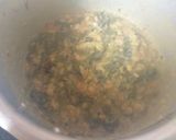 A picture of step 2 of Palak Dal.