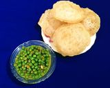 A picture of step 6 of Luchi / Puri.