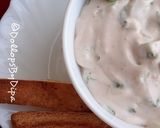A picture of step 4 of Cucumber mayo dip.