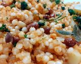 A picture of step 5 of Sabudana khichdi.