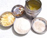 A picture of step 1 of ચુરમાના લાડુ(laduu recipe in Gujarati).