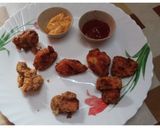 A picture of step 4 of Chicken Pakoda.