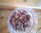 A picture of step 1 of Cocoa Tagliatelle with Butter, Sage, and Walnuts.