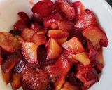 A picture of step 1 of Fresh Plum Chutney.