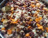 صورة لخطوة 5 من وصفة رز مع اللحمة والجزر 😋 😋