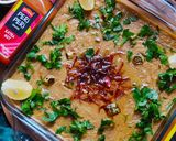 A picture of step 11 of Mutton haleem/daleem.