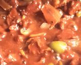 A picture of step 3 of CHILLI CHICKEN and VEG FRIED RICE.