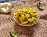 कच्चा पपीता बेसन करी रेसिपी चरण 5 फोटो