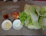 รูปขั้นตอนการทำที่ 1 ของ ผักกาดขาวผัดน้ำปลา กุ้งแห้งกรอบ