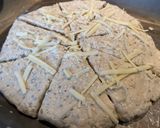 A picture of step 5 of Zaatar and cheese scones.
