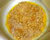 A picture of step 3 of Kali mirch ka qeema.