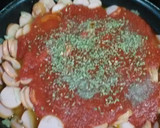 Foto del paso 2 de la receta: Lasaña de salchichas y queso