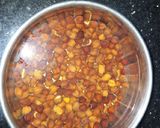 A picture of step 1 of Black Chickpea Chaat.