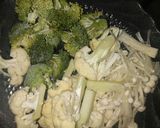 Foto langkah ke 1 dari resep Stir-fried Tempe with vegetables.