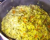 عکس مرحله 3 از دستور دمی لوبیا سبز مخلوط با رشته پلویی