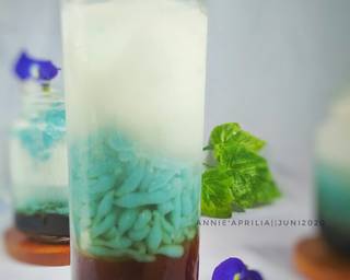 Cendol Bluepea(Bunga Telang) - Step 6