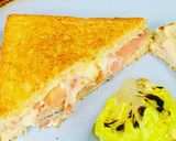 Une image de l'étape 4 de Croque-monsieur salade.