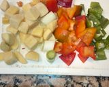 Foto del paso 1 de la receta: Mix de Verduras al Curry con revuelto de Huevos y Jamón