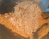 A picture of step 3 of Atta Halwa.