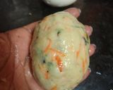 A picture of step 1 of Egg bombs.